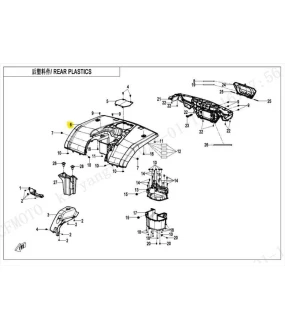 ΠΙΣΩ ΦΤΕΡΟ CFMOTO CFORCE 450/520 SPARE PARTS ΠΙΣΩ ΦΤΕΡΟ CFMOTO CFORCE 450/520