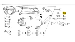 ΖΟΑΝ ΕΞΑΤΜΙΣΗΣ VOGE SR1 /ADV 125