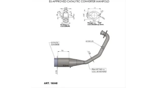 ΛΑΙΜΟΙ ΕΞΑΤΜΙΣΗΣ LEOVINCE HONDA FORZA 125