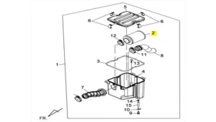 ΦΙΛΤΡΟ ΑΕΡΟΣ ΕΣΩΤΕΡΙΚΟ ΣΦΟΥΓΓΑΡΙ SYM QUADRAIDER 600