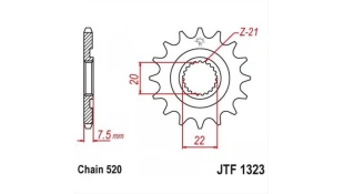ΓΡΑΝΑΖΙ ΚΙΝΗΣΗΣ JT 520 12T
