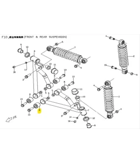 ΣΥΝΕΜΠΛΟΚ ΨΑΛΙΔΙΟΥ PGO X-RIDER 150 SPARE PARTS ΣΥΝΕΜΠΛΟΚ ΨΑΛΙΔΙΟΥ PGO X-RIDER 150