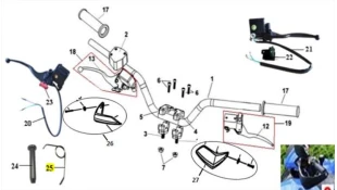 ΕΛΑΤΗΡΙΟ ΜΑΝΕΤΑΣ SYM QUADLANDER 200/250
