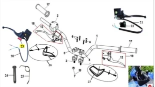 ΑΣΦΑΛΕΙΑ ΜΑΝΕΤΑΣ SYM QUADLANDER 200/250