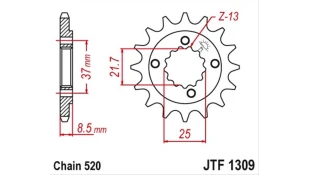 ΓΡΑΝΑΖΙ ΚΙΝΗΣΗΣ JT 520 13T