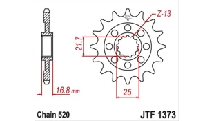 ΓΡΑΝΑΖΙ ΚΙΝΗΣΗΣ JT 520 15T