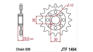 ΓΡΑΝΑΖΙ ΚΙΝΗΣΗΣ JT 520 15T