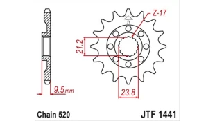 ΓΡΑΝΑΖΙ ΚΙΝΗΣΗΣ JT 520 13T