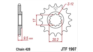 ΓΡΑΝΑΖΙ ΚΙΝΗΣΗΣ JT 428 13T