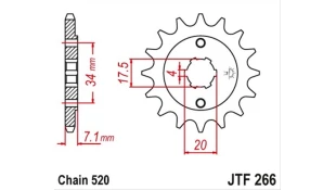 ΓΡΑΝΑΖΙ ΚΙΝΗΣΗΣ JT 520 13T