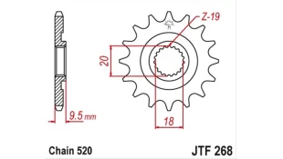 ΓΡΑΝΑΖΙ ΚΙΝΗΣΗΣ JT 520 13T