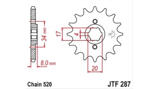 ΓΡΑΝΑΖΙ ΚΙΝΗΣΗΣ JT 520 13T