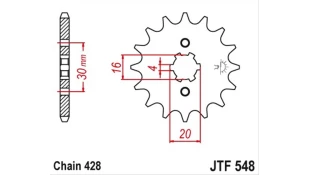 ΓΡΑΝΑΖΙ ΚΙΝΗΣΗΣ JT 428 14T