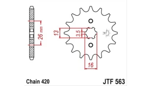 ΓΡΑΝΑΖΙ ΚΙΝΗΣΗΣ JT 420 11T
