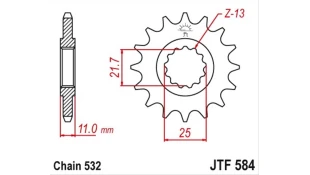 ΓΡΑΝΑΖΙ ΚΙΝΗΣΗΣ JT 532 15T