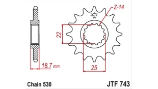 ΓΡΑΝΑΖΙ ΚΙΝΗΣΗΣ JT 530 15T