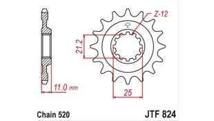 ΓΡΑΝΑΖΙ ΚΙΝΗΣΗΣ JT 520 12T