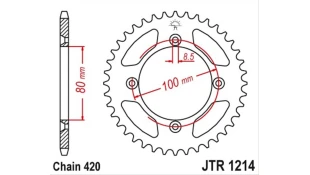 ΓΡΑΝΑΖΙ ΤΡΟΧΟΥ JT 420 36T