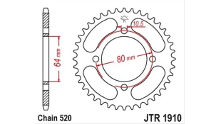 ΓΡΑΝΑΖΙ ΤΡΟΧΟΥ JT 520 32T