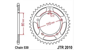ΓΡΑΝΑΖΙ ΤΡΟΧΟΥ JT 530 40T