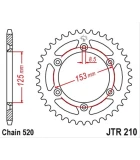 ΓΡΑΝΑΖΙ ΤΡΟΧΟΥ JT 520 38T SPARE PARTS ΓΡΑΝΑΖΙ ΤΡΟΧΟΥ JT 520 38T