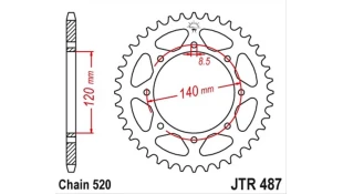 ΓΡΑΝΑΖΙ ΤΡΟΧΟΥ JT 520 37T