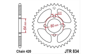 ΓΡΑΝΑΖΙ ΤΡΟΧΟΥ JT 420 32T