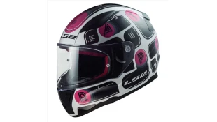 LS2 FF353 RAPID BRICK BLACK PINK XS