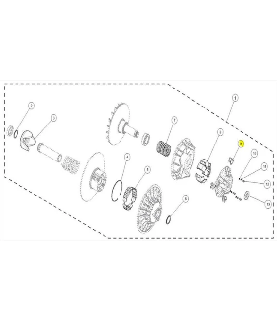 ΦΩΛΙΕΣ ΠΛΑΣΤΙΚΕΣ ΦΥΓΟΚΕΝΤΡΙΚΟΥ SEGWAY SNARLER 600 SPARE PARTS ΦΩΛΙΕΣ ΠΛΑΣΤΙΚΕΣ ΦΥΓΟΚΕΝΤΡΙΚΟΥ SEGWAY SNARLER 600