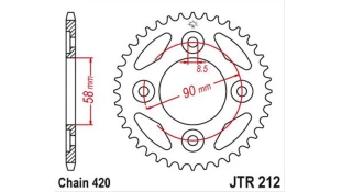 ΓΡΑΝΑΖΙ ΤΡΟΧΟΥ JT 420 40T