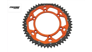 ΓΡΑΝΑΖΙ ΤΡΟΧΟΥ MOOSE RACING 520 50T ΠΟΡΤΟΚΑΛΙ DUAL