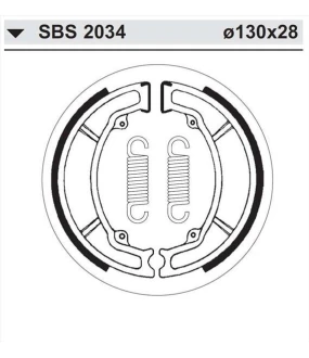 ΣΙΑΓΩΝΕΣ SBS 2034 YAMAHA CRYPTON X