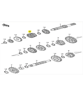 ΓΡΑΝΑΖΙ ΔΙΠΛΟ 3ης 4ης ΠΡΩΤΕΥΟΝ MODENAS DINAMIK 125