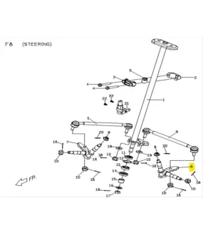 ΑΚΡΑΞΟΝΙΟ ΑΡΙΣΤΕΡΟ PGO XL RIDER 150