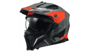 LS2 OF606 DRIFTER DEVOR MATT SILVER TITANIUM RED L LS2 OF606 DRIFTER DEVOR MATT SILVER TITANIUM RED L