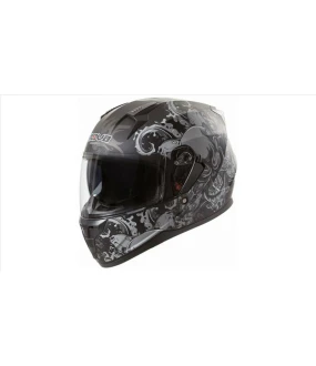 ΚΡΑΝΟΣ NOVA FF 330 SKULL MATT BLACK GRAY XS