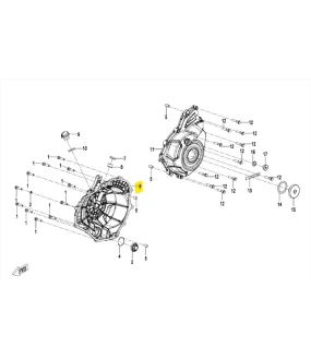 ΚΑΠΑΚΙ ΚΙΝΗΤΗΡΑ ΔΕΞΙΟ CFMOTO 450 MT SPARE PARTS