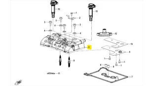 ΚΑΠΑΚΙ ΒΑΛΒΙΔΩΝ CFMOTO 450 MT ΚΑΠΑΚΙ ΒΑΛΒΙΔΩΝ CFMOTO 450 MT SPARE PARTS