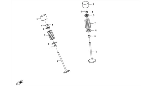 RETRAINER ΑΝΩ ΒΑΛΒΙΔΑ CFMOTO 450 MT SPARE PARTS
