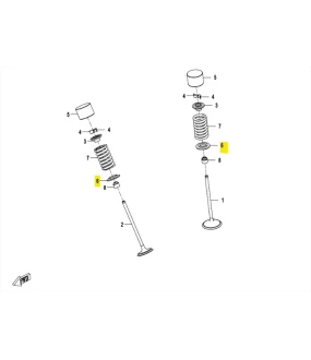 RETRAINER ΚΑΤΩ ΒΑΛΒΙΔΩΝ CFMOTO 450 MT SPARE PARTS
