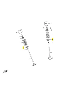 RETRAINER ΚΑΤΩ ΒΑΛΒΙΔΩΝ CFMOTO 450 MT SPARE PARTS