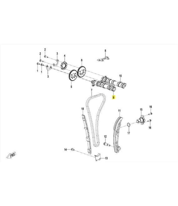 ΕΚΚΕΝΤΡΟΦΟΡΟΣ ΕΞΑΓΩΓΗΣ CFMOTO 450 MT ΑΝΤΑΛΛΑΚΤΙΚΑ ΕΚΚΕΝΤΡΟΦΟΡΟΣ ΕΞΑΓΩΓΗΣ CFMOTO 450 MT ΑΝΤΑΛΛΑΚΤΙΚΑ