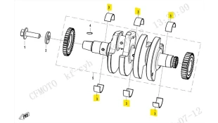 ΚΟΥΖΙΝΕΤΑ ΣΤΡΟΦΑΛΟΥ RED CFMOTO 450 MT SPARE PARTS