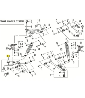 ΨΑΛΙΔΙ ΕΜΠΡΟΣΘΙΟ ΚΑΤΩ ΔΕΞΙΟ LONCIN X WOLF 300 SPARE PARTS ΨΑΛΙΔΙ ΕΜΠΡΟΣΘΙΟ ΚΑΤΩ ΔΕΞΙΟ LONCIN X WOLF 300 SPARE PARTS